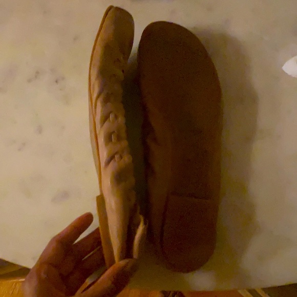 Nude Scalloped Ballet Flats by Chloe - Picture 7 of 8